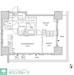 物件の間取り