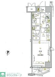 VERXEED綾瀬駅前 1Kの間取図画像