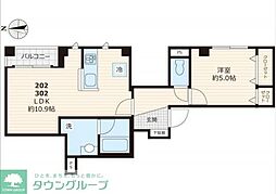 ステラアフィーテ 1LDKの間取図画像