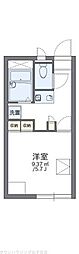 レオパレスルミエール 1Kの間取図画像