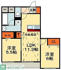 物件の間取り