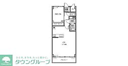 こまえグリーンプラザ 4階1LDKの間取り