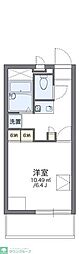 レオパレスＪＯＹ 1階1Kの間取り