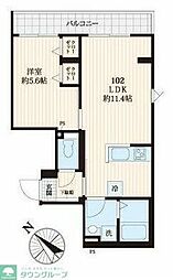 ＬＢＫ（エルビーケー）(エルビーケー) 1階1LDKの間取り