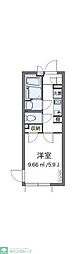 CLEINO笹塚南山 1Kの間取図画像