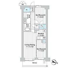 物件の間取り