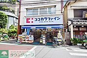 ココカラファイン喜多見店 徒歩12分。ドラックストア 890m