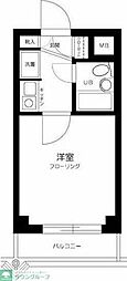 藤和シティコープ代田 1Kの間取図画像