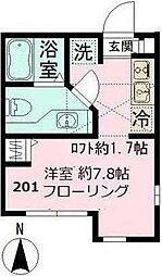 CIELN 1Kの間取図画像