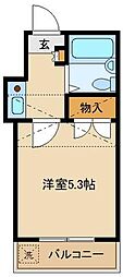 D-Rホームズ千歳船橋 1Kの間取図画像