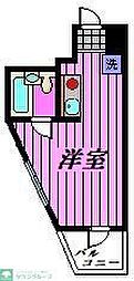 センチュリーハイツ 3階ワンルームの間取り