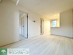 西武拝島線 武蔵砂川駅 徒歩13分の賃貸アパート 2階1LDKのリビング/ダイニング