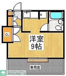 ミキコーポ栄町 ワンルームの間取図画像