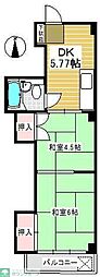 パークスクエア 2DKの間取図画像