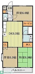 ラ・ヴィオール 3LDKの間取図画像