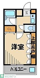 パークヒルズ向原 1Kの間取図画像