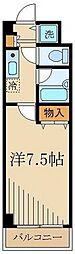 第五千代鶴ビル 1Kの間取図画像