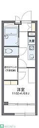 レオパレス中央2 1Kの間取図画像