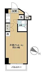 フェニックス国分寺 ワンルームの間取図画像