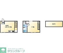パティオ 1LDKの間取図画像