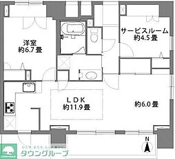 ルピナス国立ステーションスクエア 1SLDKの間取図画像