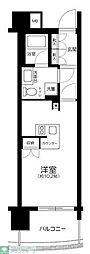 グローリオ三鷹禅林寺通り ワンルームの間取図画像