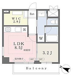 仮）グリーンヒルズ南大塚 5階1LDKの間取り