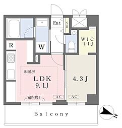 仮）グリーンヒルズ南大塚 5階1LDKの間取り