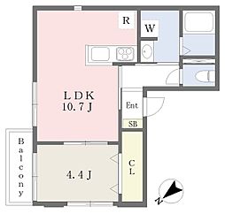 間取図画像 1LDK