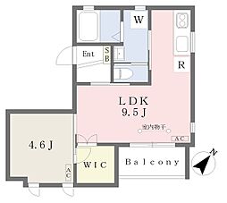 Le Lien 1LDKの間取図画像