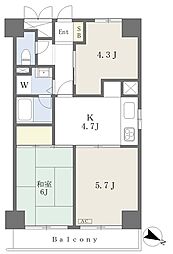 リレント上池袋PART2 3Kの間取図画像