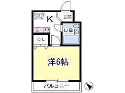 Raffine 1Kの間取図画像