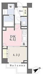 オープンレジデンシア目白フロントコート 1DKの間取図画像