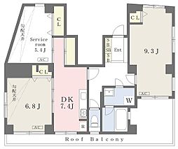 サンライズ小石川 2SDKの間取図画像
