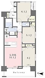 パテラ青砥 9階3LDKの間取り