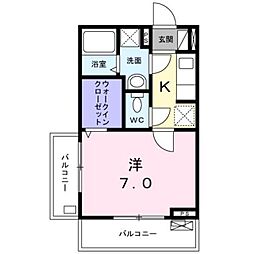 Ｍａｉｓｏｎ　ｄｅ　Ｌｅｍｏ 3階1Kの間取り
