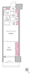 レジディア門前仲町プレイス 1DKの間取図画像