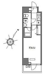 ソラステージ金町 1Kの間取図画像