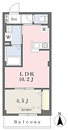 K.maison 1LDKの間取図画像