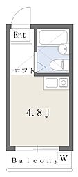 フォーシム三軒茶屋 ワンルームの間取図画像