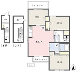 間取図画像 3LDK