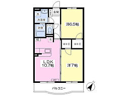 Felicie 2LDKの間取図画像