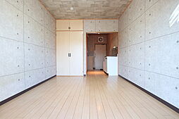 岡本ハイツ 203 2階ワンルームのリビング/ダイニング