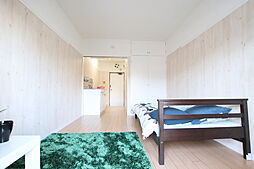 サンハイム・Ｂ 201 2階ワンルームのリビング/ダイニング