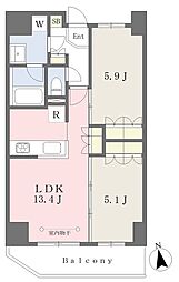 プランタンＳＡＫＵＲＡ 10階2LDKの間取り