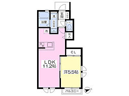 間取図画像 1LDK