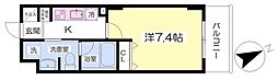 シアリーガーデン 1Kの間取図画像