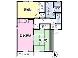 間取図画像 2DK