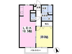G・PLACEB 1LDKの間取図画像
