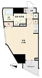 サイドワン ワンルームの間取図画像